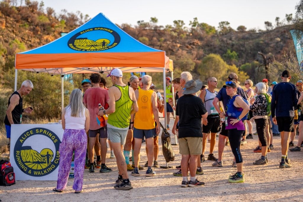 Alice Springs Runners at a recent running event